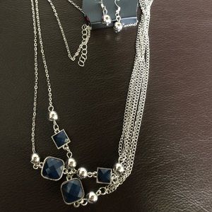 Paparazzi Time Square Treasure Long Navy Necklace